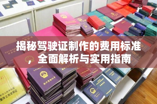 东宝揭秘驾驶证制作的费用标准，全面解析与实用指南